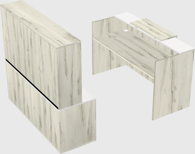 Modular reception desk