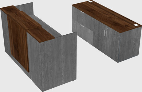Modular reception desk