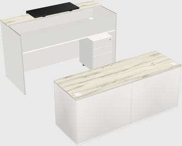 Modular reception desk