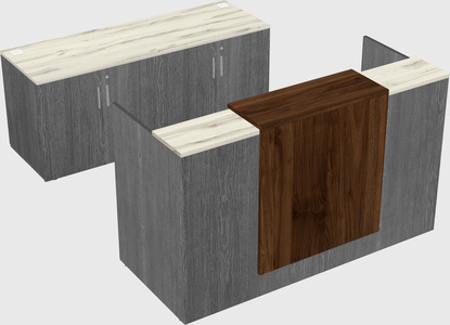 Modular reception desk