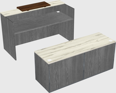 Modular reception desk