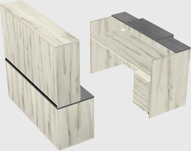 Modular reception desk