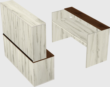 Modular reception desk