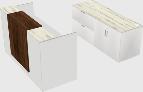 Modular reception desk