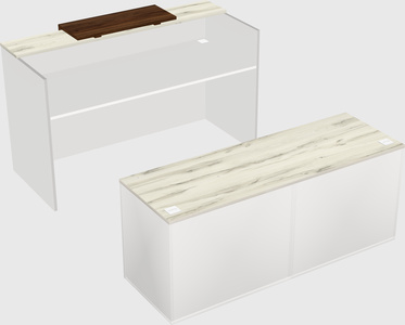 Modular reception desk