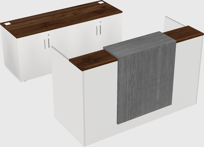 Modular reception desk