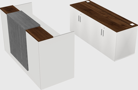 Modular reception desk