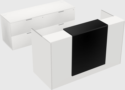 Modular reception desk