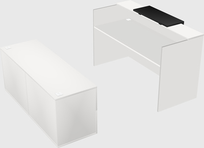 Modular reception desk