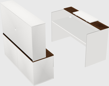 Modular reception desk