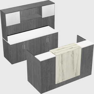 Comptoir d'accueil modulable