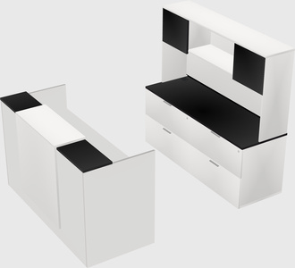 Modular reception desk