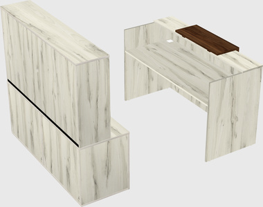 Modular reception desk