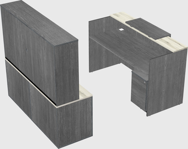 Modular reception desk