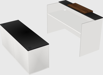 Modular reception desk