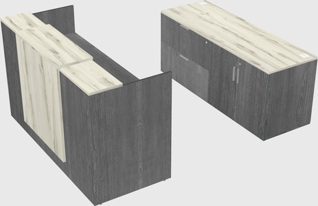 Modular reception desk