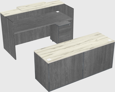 Modular reception desk