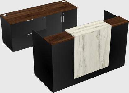 Modular reception desk