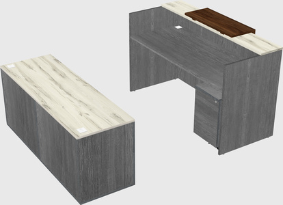 Modular reception desk