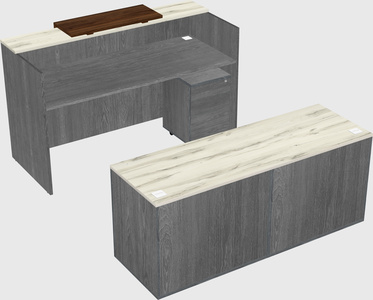 Modular reception desk