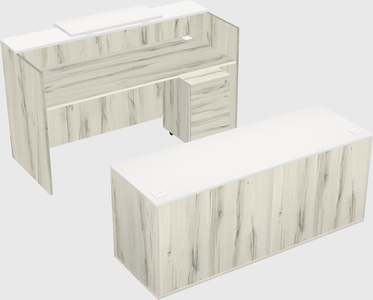 Modular reception desk