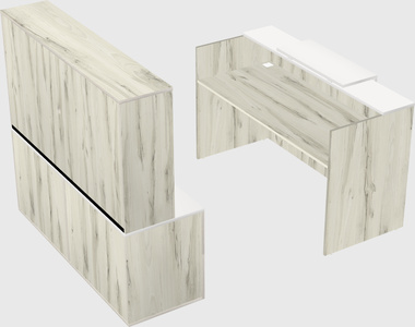 Modular reception desk