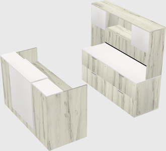 Modular reception desk
