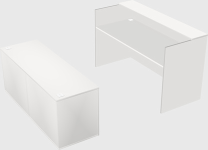 Modular reception desk