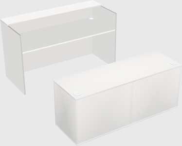 Modular reception desk