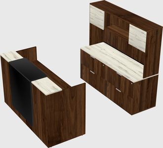 Modular reception desk