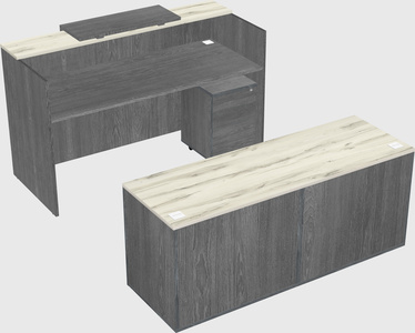 Modular reception desk