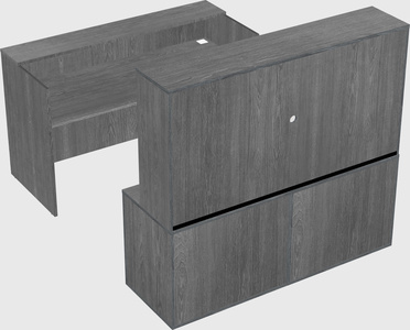 Comptoir d'accueil modulable