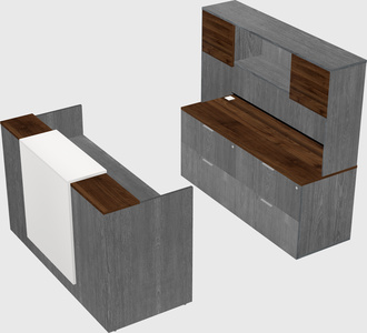 Modular reception desk