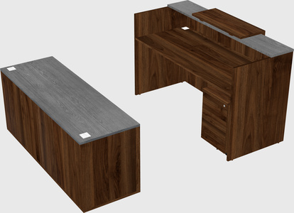 Modular reception desk