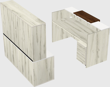 Modular reception desk