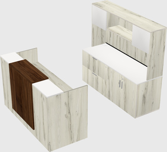 Modular reception desk