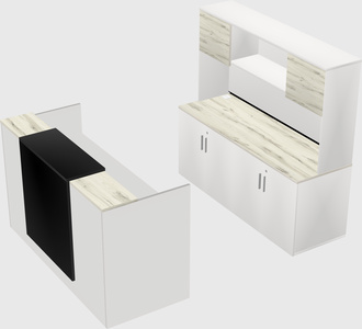 Modular reception desk