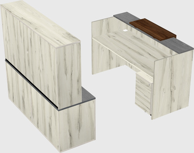 Modular reception desk