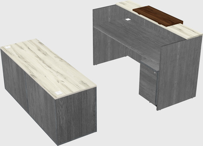 Modular reception desk