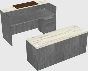 Modular reception desk