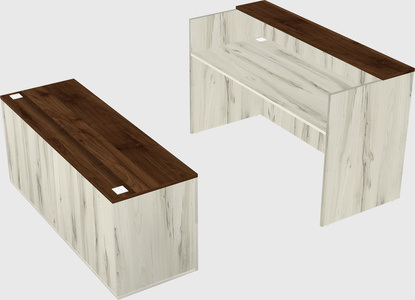 Modular reception desk