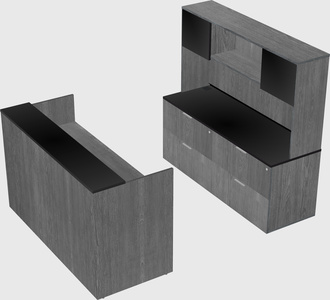 Comptoir d'accueil modulable