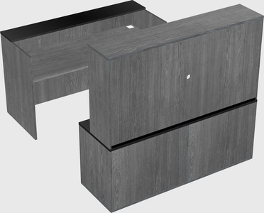 Comptoir d'accueil modulable