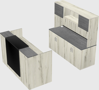 Modular reception desk