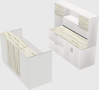 Modular reception desk