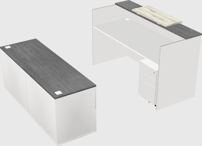 Modular reception desk