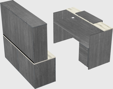 Modular reception desk