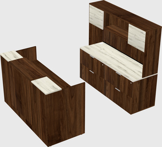 Modular reception desk