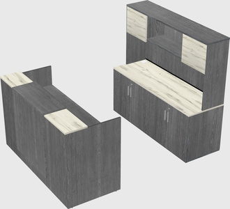 Modular reception desk