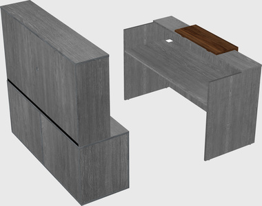 Modular reception desk